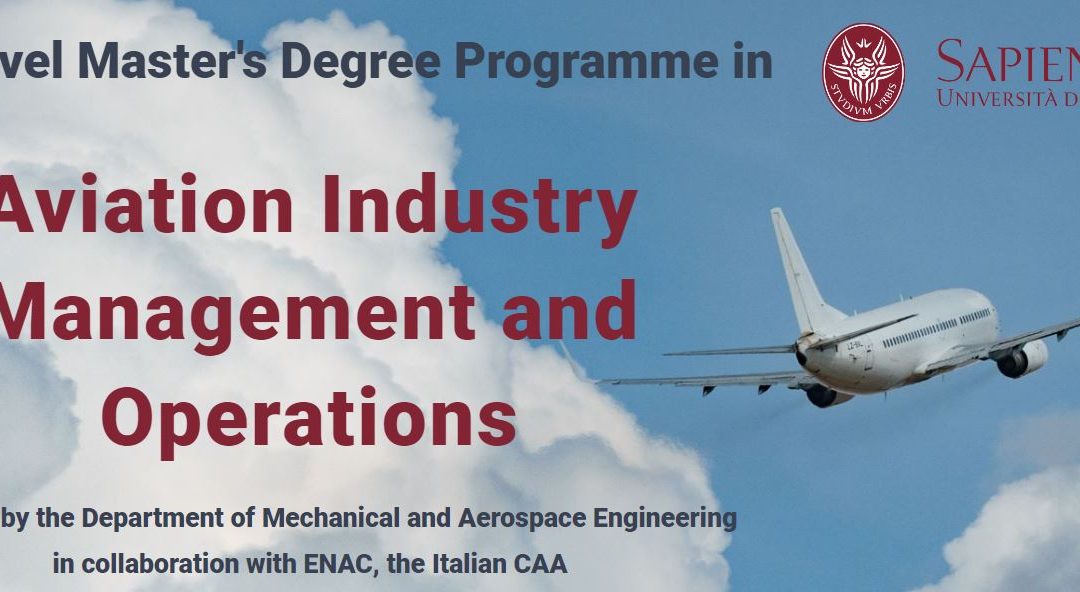 New Aerospace Engineering Master of La Sapienza University in Rome